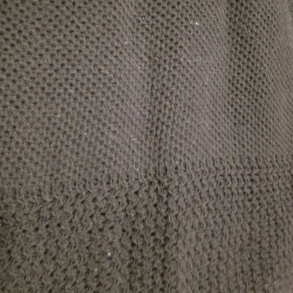 Black long-sleeve knit sweater. - Picture 2 of 3